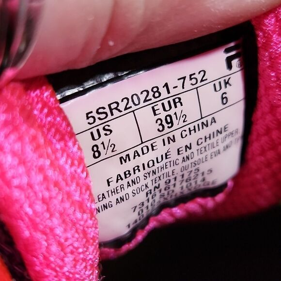 EUC FILA Shadow Sprinter Multi Colored Coolmax Sneakers - Picture 5 of 8